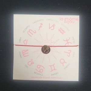 la môme bijou Capricorn Adjustable Bracelet with Gold Plated Medallion NWT